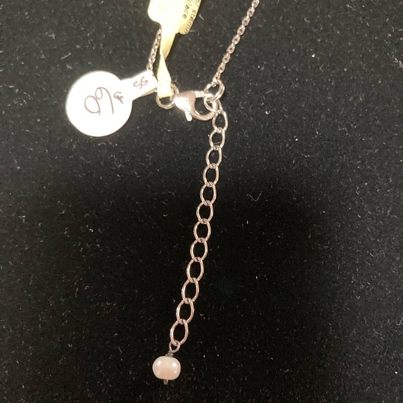 Freshwater Pearls. Necklace & Earrings set 925 silver. - Picture 5 of 5